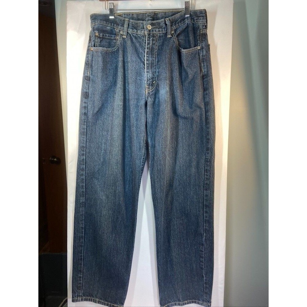 LEVIS 550 MENS 36 X 32 BLUE STAIGHT LEG